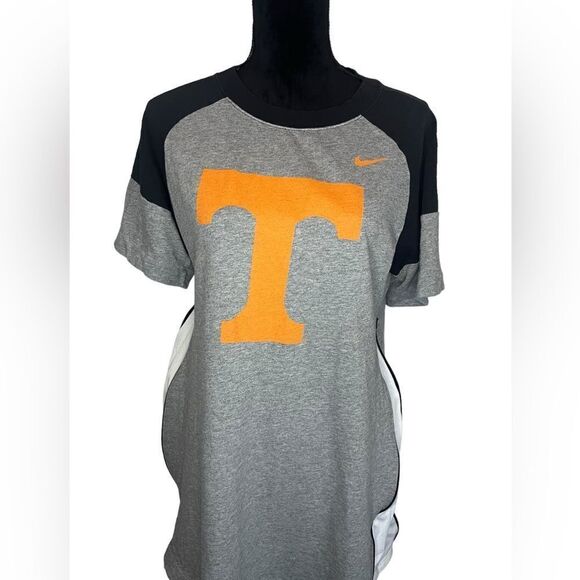 NIKE TENNESSEE VOLUNTEERS WOMENS MEDIUM GRAY ORANGE AND WHITE SHIRT - Picture 9 of 9